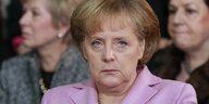 Traurige Merkel