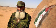 Kämpfer der Polisario in der Nähe von Tifariti (Westsahara)