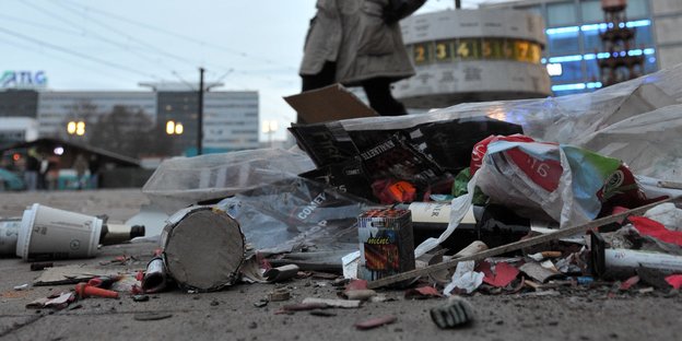 Müll auf Berlins Straßen