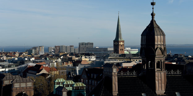 Blick über die Stadt Aarhus