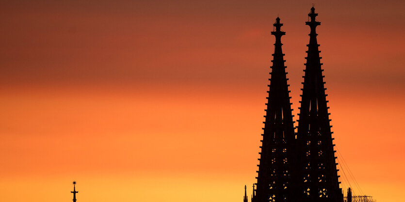 Der Kölner Dom in der Abendsonne