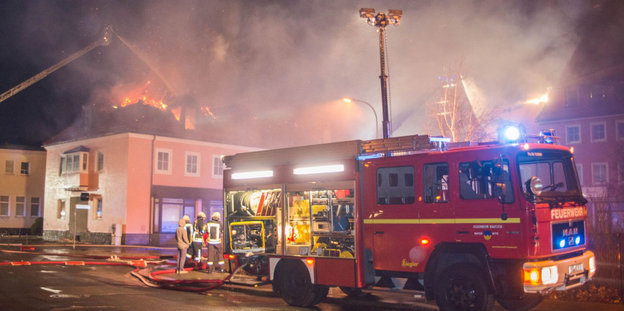 Feuerwehreinsatz in Bautzen