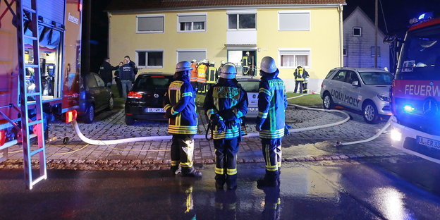 Feuerwehreinsatz in Erbach