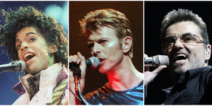 Prince 1985, David Bowie 1995, George Michael 2008
