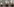 Drei Bilder von explodierendem Sprengstoff