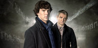 Sherlock Holmes und John Watson im Portrait