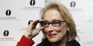 Meryl Streep guckt skeptisch