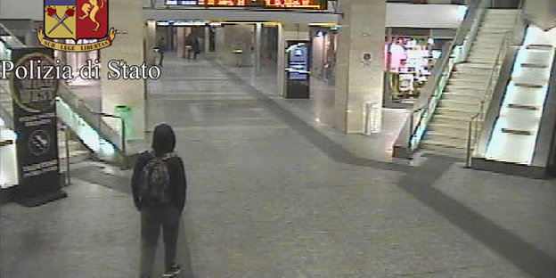 Anis Amri im Bahnhof von Turin