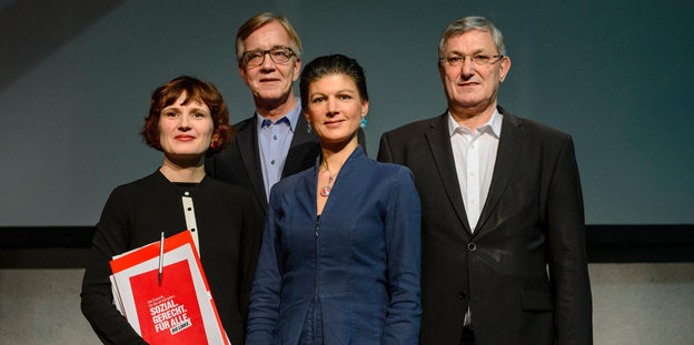 Katja Kipping, Dietmar Bartsch, Sahra Wagenknecht, Bernd Riexinger
