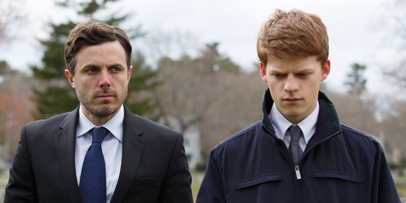 Casey Affleck und Lucas Hedges in einer Szene von "Manchester by the sea"