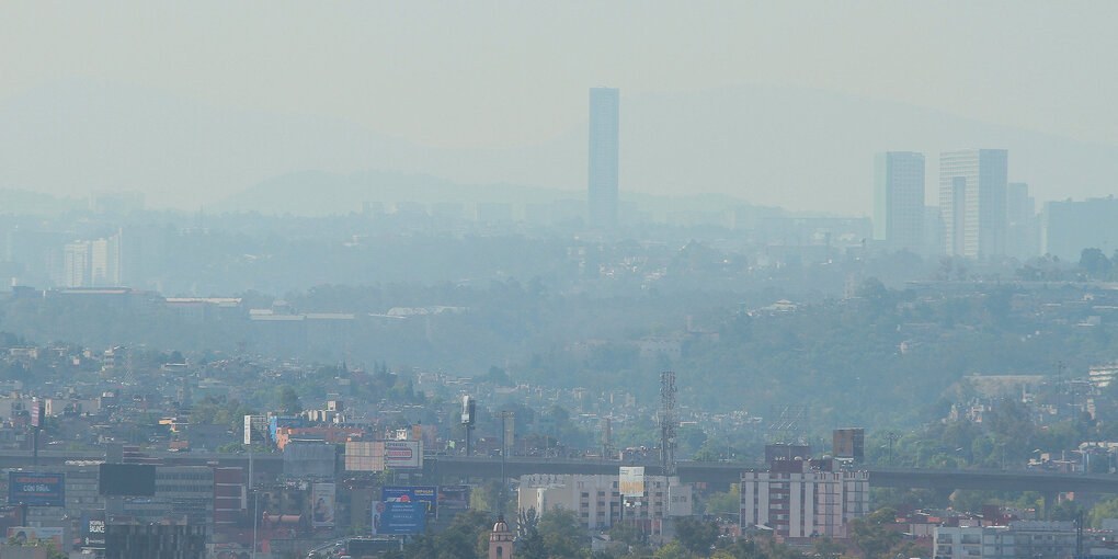 eine Stadt von oben