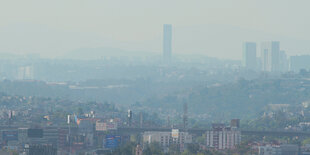 eine Stadt von oben