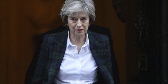 Die britische Premierministerin Theresa May