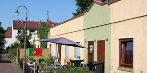 Ein einstöckiges Schlichtbauhaus in Bremen