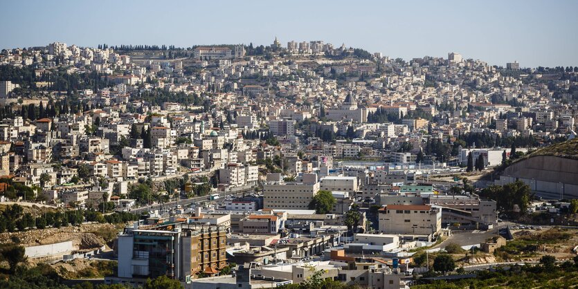 Blick auf die Stadt Nazareth