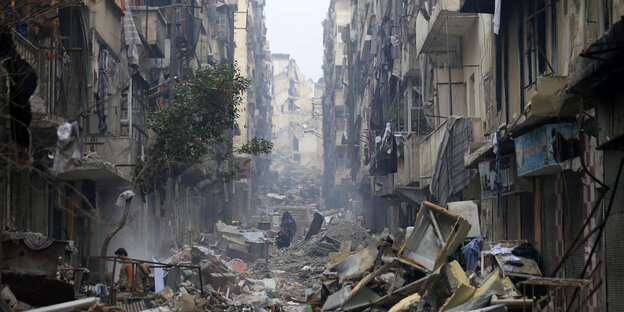 Zerstörung in Aleppo