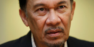 Der malaysische Oppositionsführer Anwar Ibrahim
