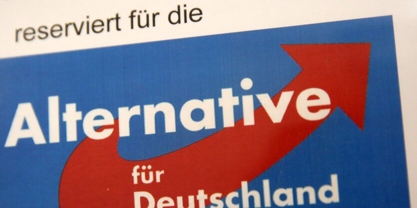 AfD-Schild