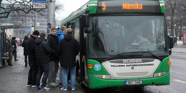 Bus in Tallinn