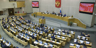 Sitzung im russischen Parlament
