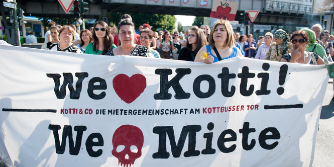 Protest von Kotti & Co