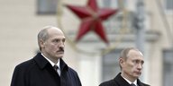 Alexander Lukaschenko (l.) und Wladimir Putin