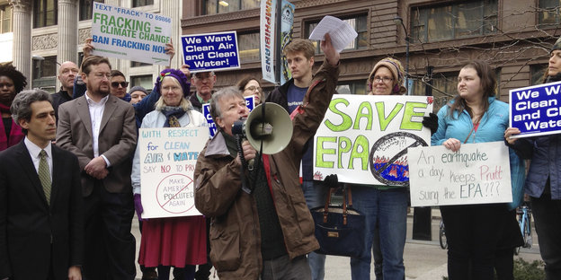 Protest gegen den neuen EPA-Chef
