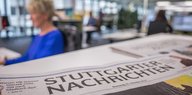 Ausgabe der Stuttgarter Nachrichten