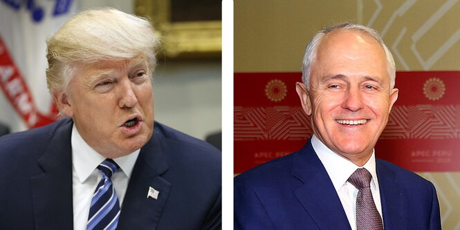 Donald Trump und Malcolm Turnbull