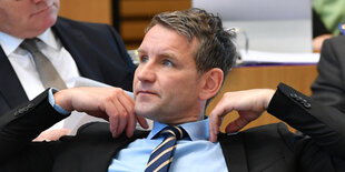 Björn Höcke in Nahaufnahme