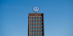 Das VW-Verwaltungshochhaus in Wolfsburg