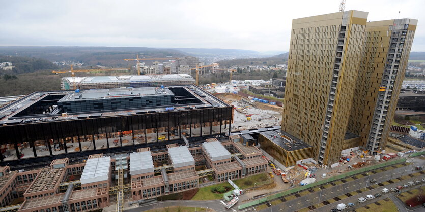 Das Gebäude des Europäischen Gerichtshofs in Luxemburg