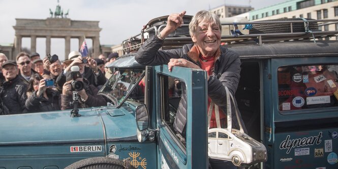 Hetzer im Auto