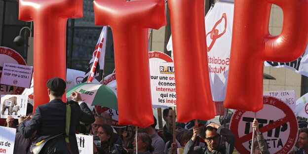 Anti-TTIP-Demonstranten
