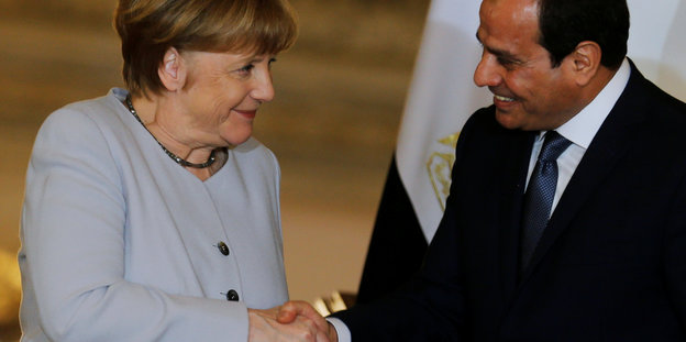 Merkel und al-Sisi