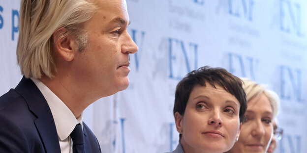 Gert Wilders, Frauke Petry, Marine Le Pen