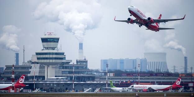 Start von Tegel Start von Tegel