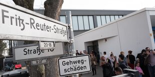 Letzte mit Geflüchteten belegte Turnhalle