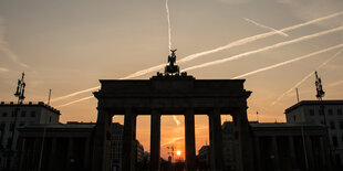 Dunkles Brandenburger Tor