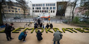 Portest vor der türkischen Botschaft