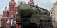 Eine Bombe auf Rädern vor dem Kreml