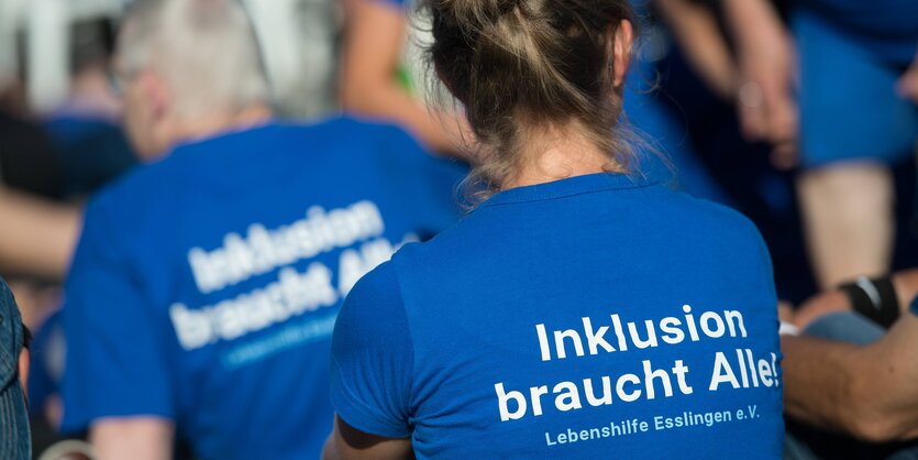 Flashmob für Teilhabegesetz