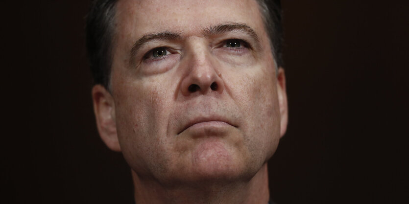 Nahaufnahme von James Comey