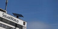 Ein Gebäude von Solarworld