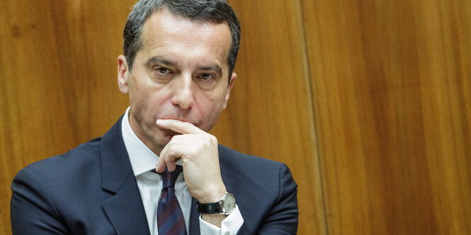 Ein Mann, Kanzler Christian Kern