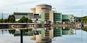Atomkraftwerk Beznau an der Aaar im Kanton Aargau
