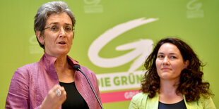 Ulrike Lunacek und Ingrid Felipe