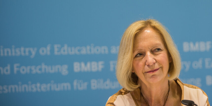 Forschungsministerin Johanna Wanka