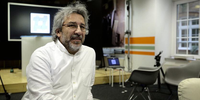 Can Dündar im April 2017 in Berlin