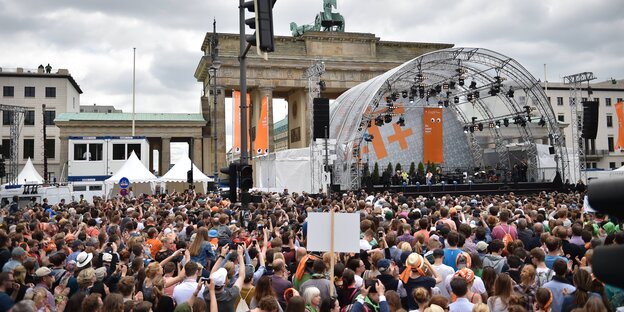 Obama am Brandenburger Tor